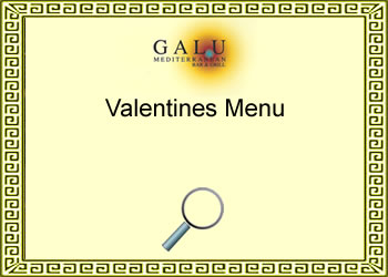Valentines Menu